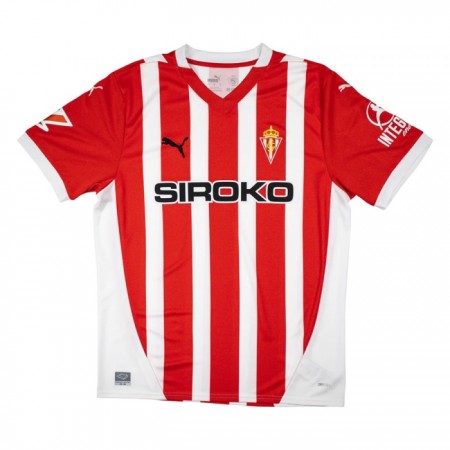 Goedkope Sporting Gijon Thuisshirt 2024-25